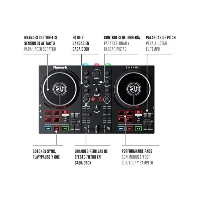 Numark Party Mix 2 USB DJ-Controller