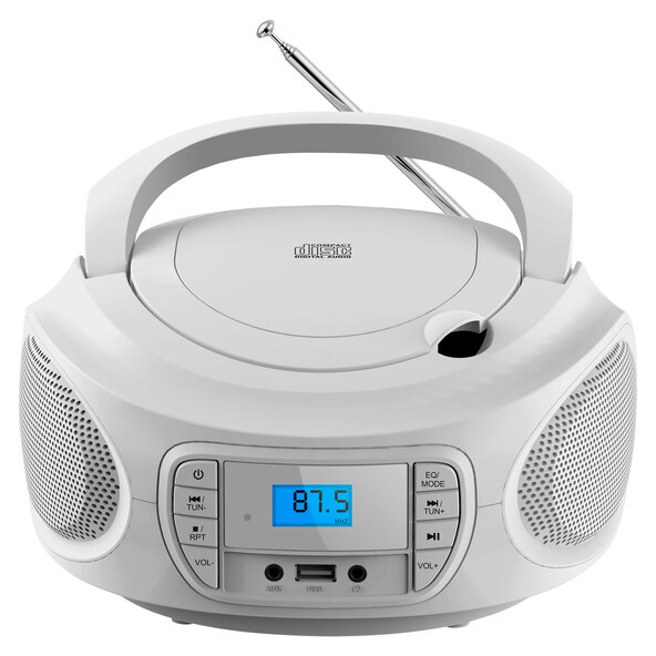 Φορητό CD Boombox CB-2, λευκό