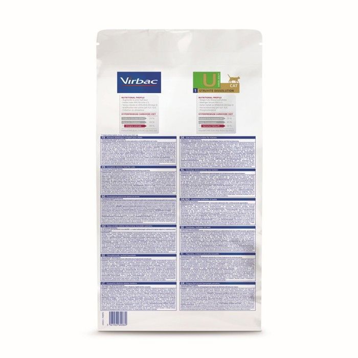 Alimenti secchi veterinari HPM Urology Struvite Dissolution - VIRBAC - Per gatti - 3 kg