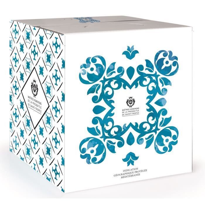 Vino rosado Bag-in-Box de los Maestros Enólogos de la Península de Saint-Tropez, Mediterráneo - Provenza