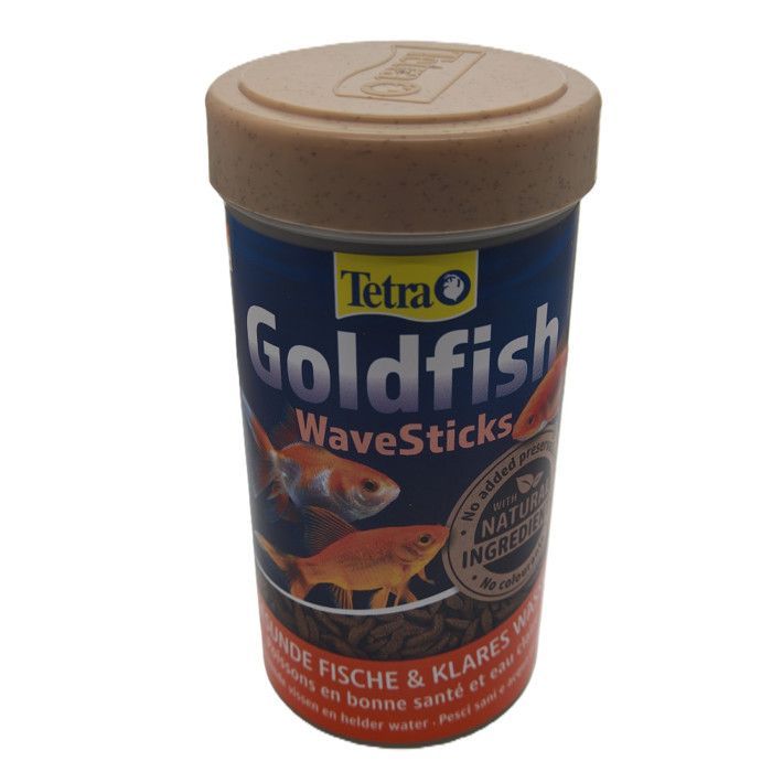Mangime per pesci rossi - TETRA - Goldfish Wave Stick - Bastoncini galleggianti - 250 ml - Gamberetti e verdure