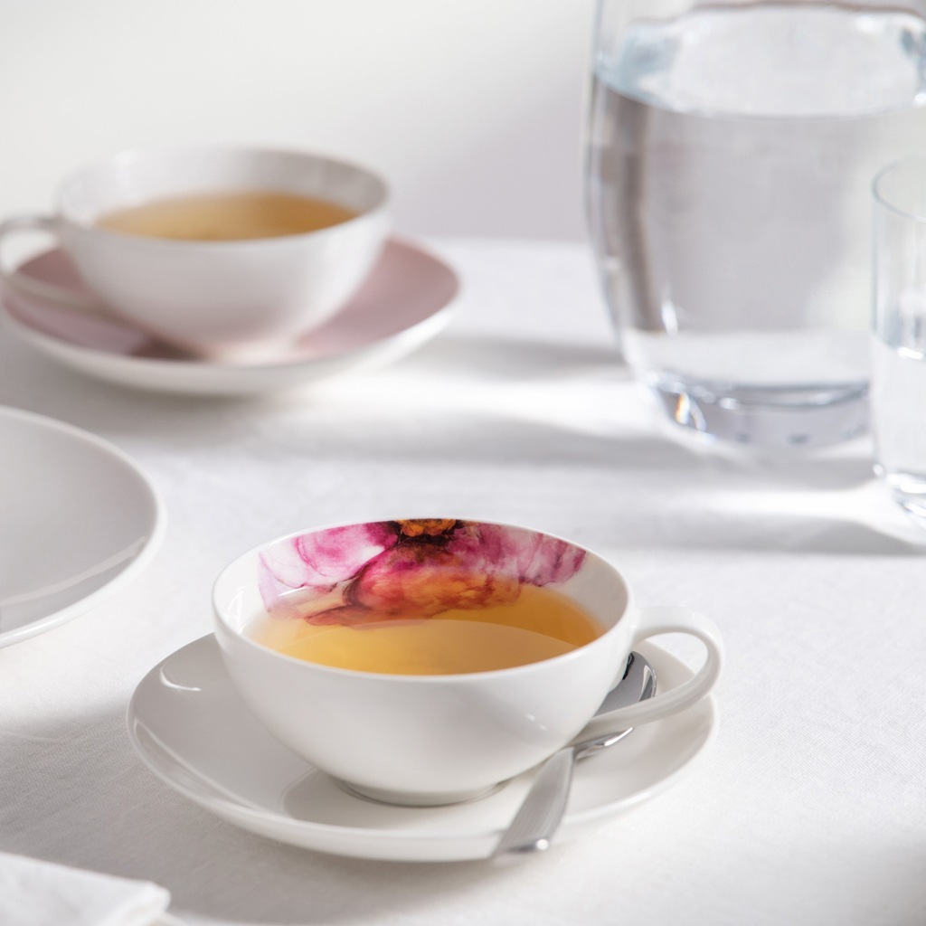 Villeroy & Boch šolja, tanjirić za kafu/čaj, White Rose Garden – 1 komad