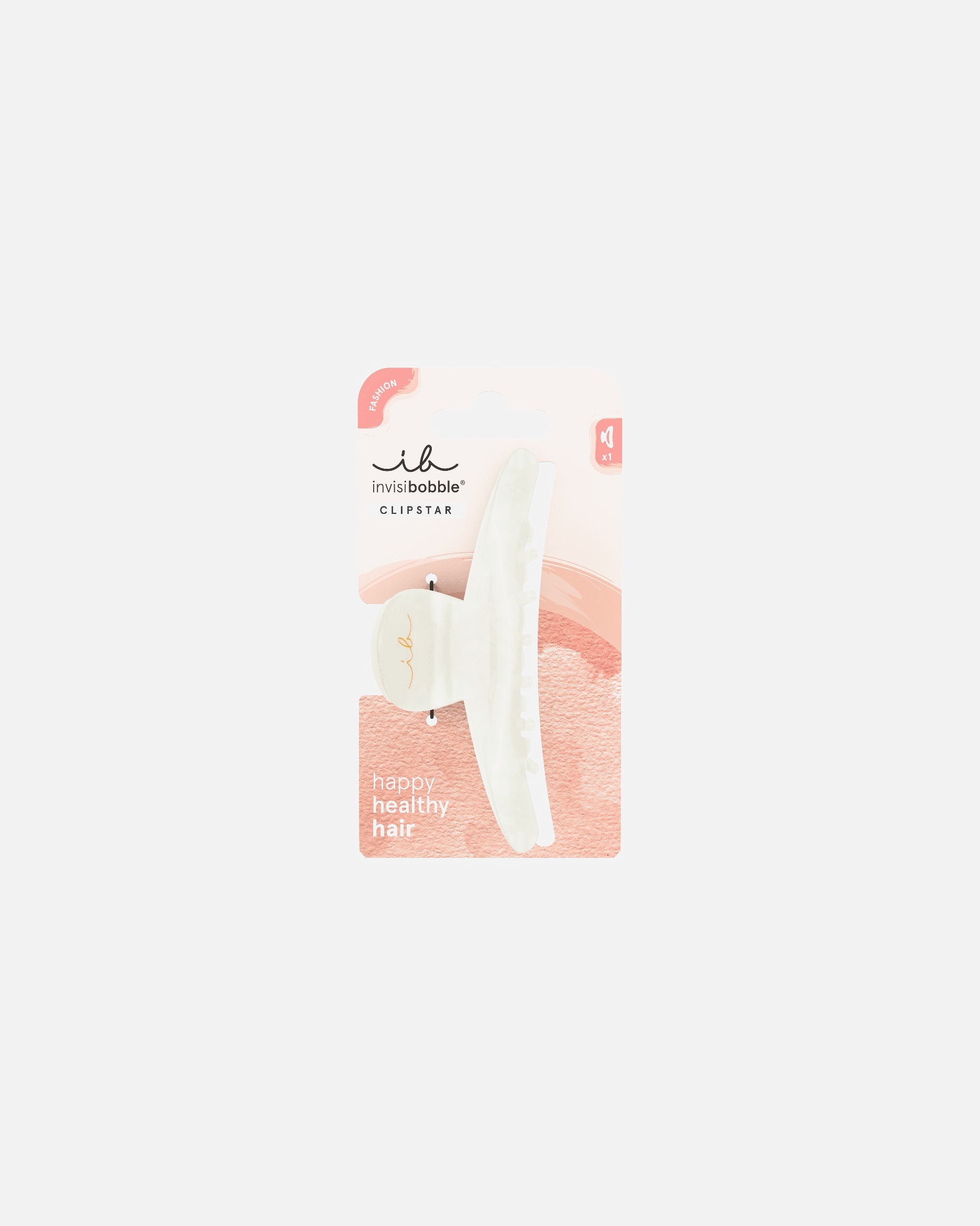 Pince à cheveux invisible Clipstar Clawdia écaille de tortue L - 1 pièce