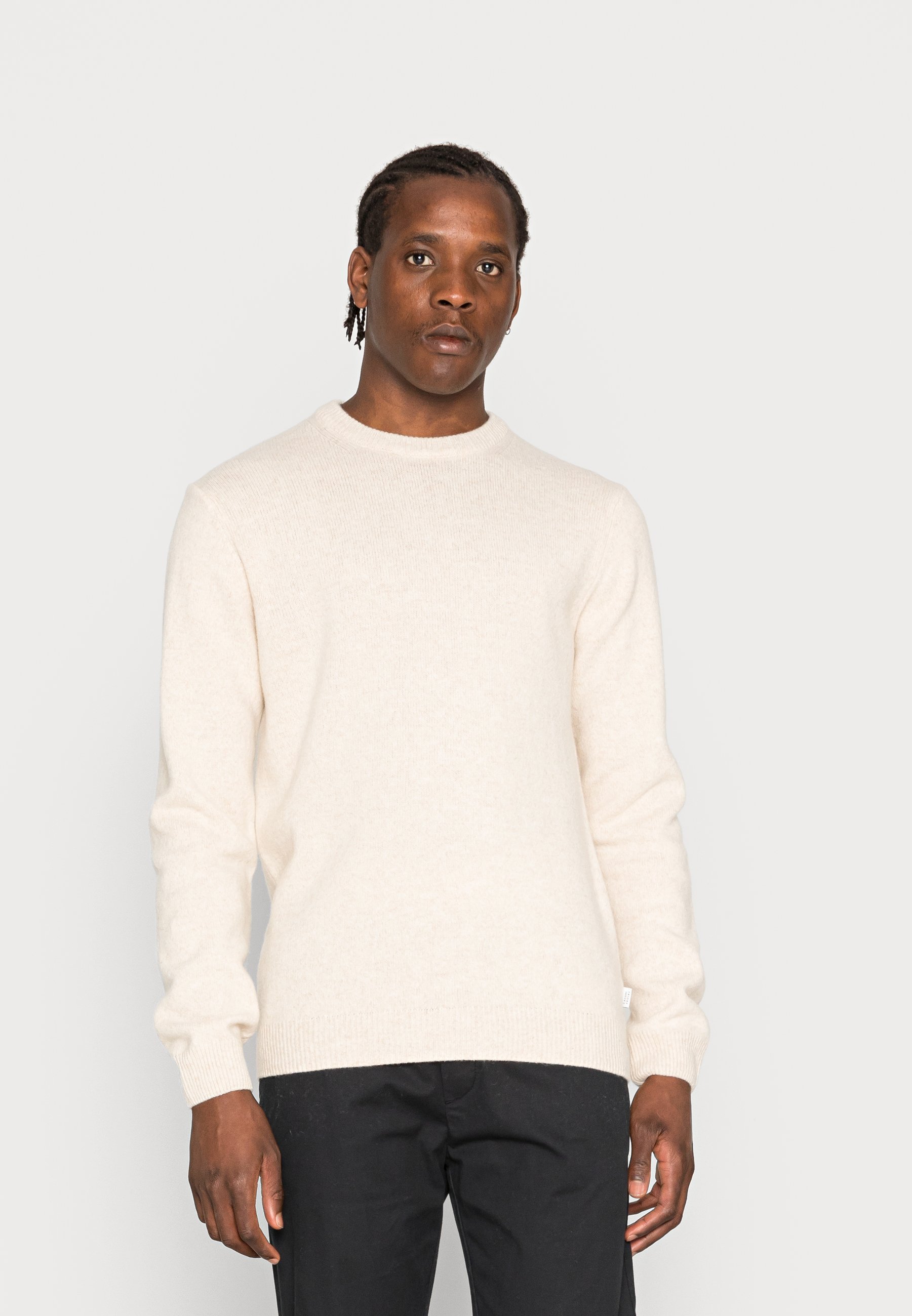 Casual Friday CFKARL CREW NECK - Pulover - svetlo peščeno melanž