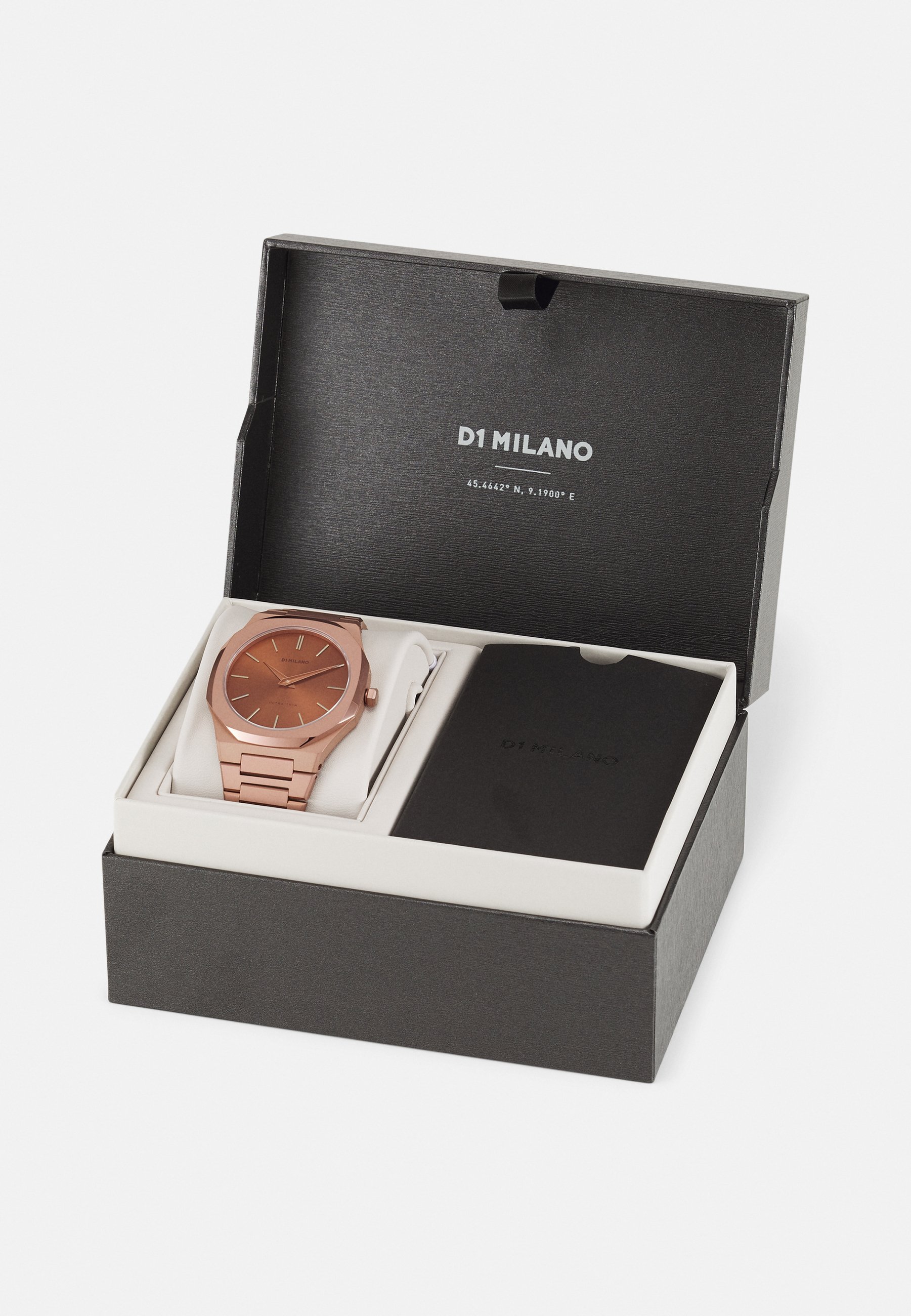 D1 Milano ULTRA DUNNE ARMBAND - Horloge - bruin