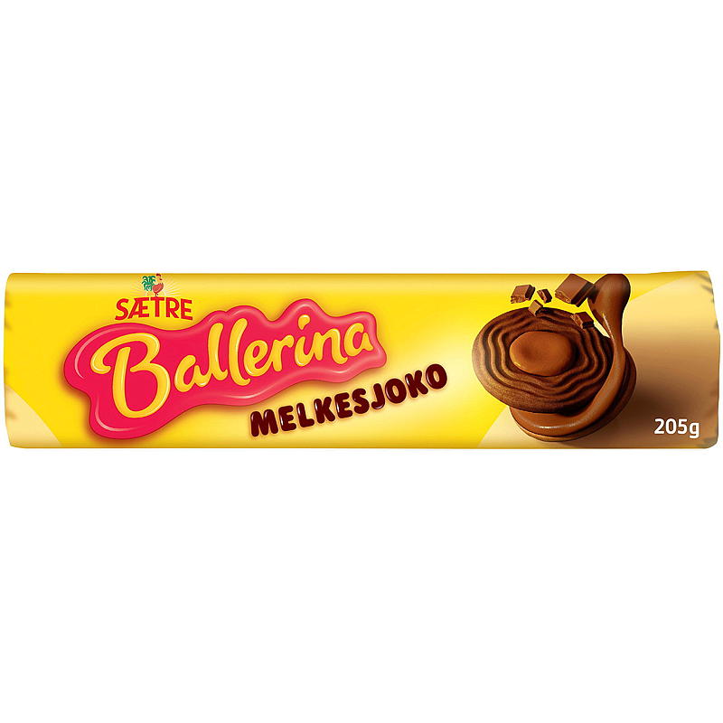 Sætre Ballerina 205 g Mjölkchoklad