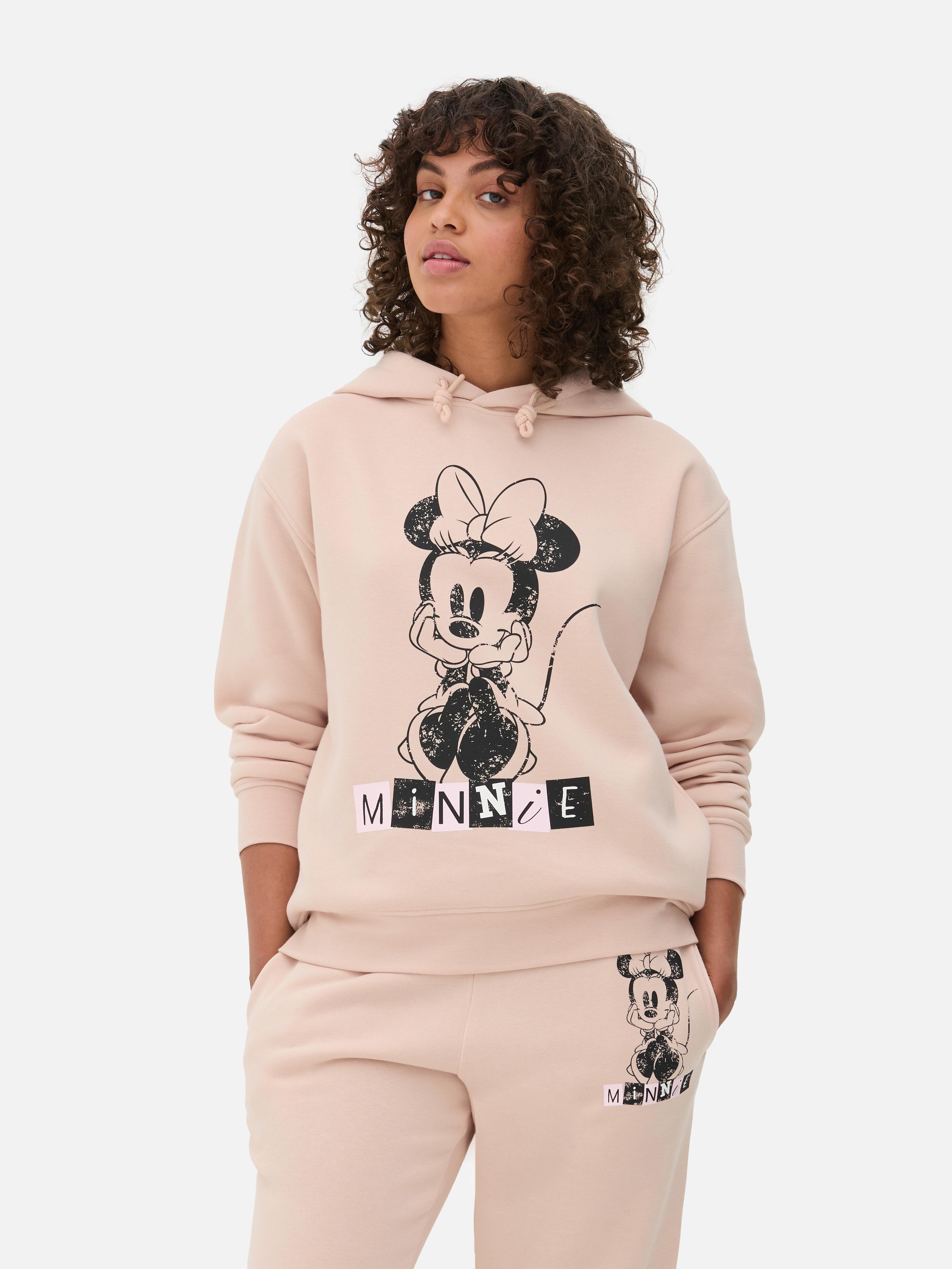 Hanorac asortat cu Minnie Mouse de la Disney. Un hanorac cu Minnie Mouse, cu glugă cu șnur și imprimeu clasic cu desene animate.