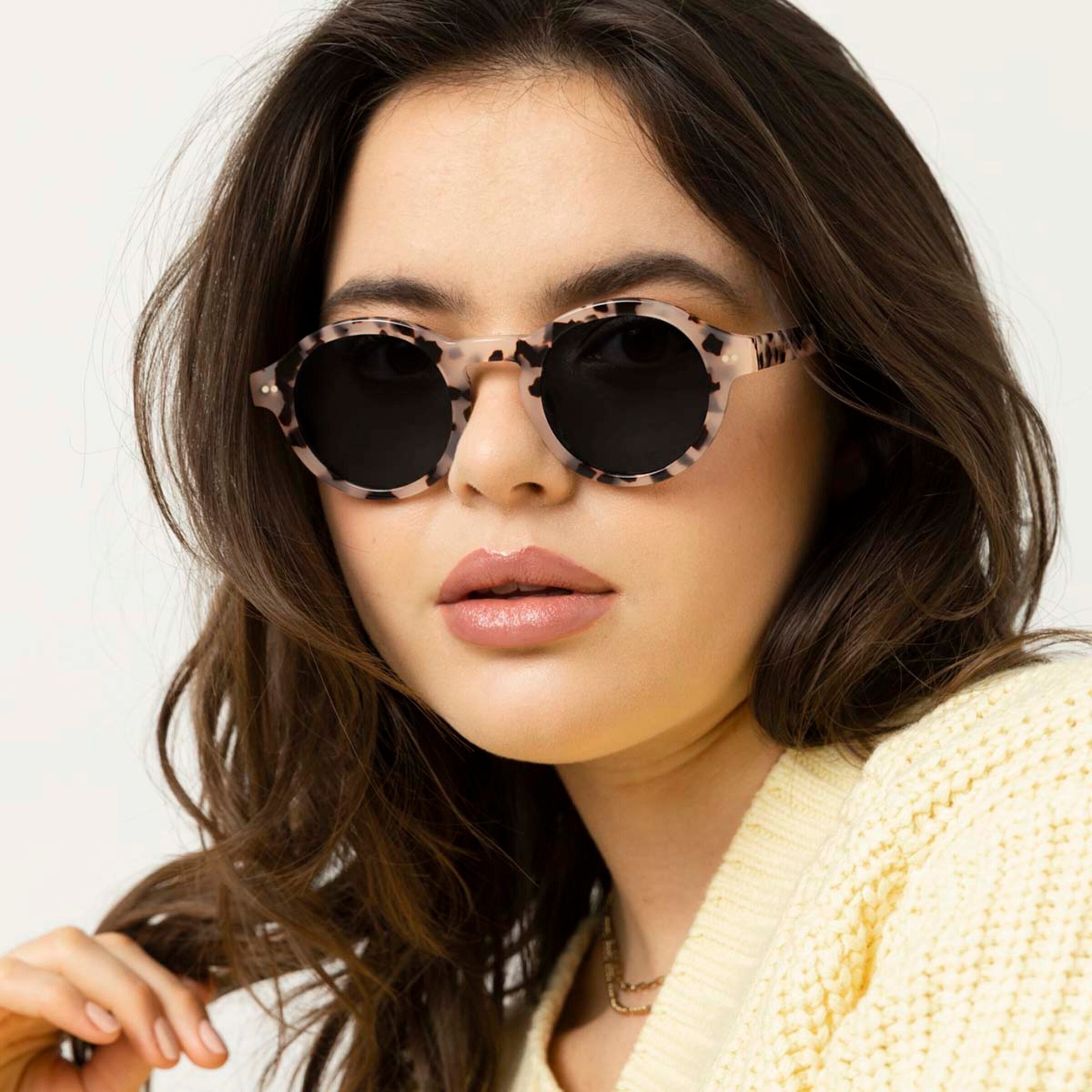 Lunettes de soleil Tokyo Sand Tortoise noires avec verres correcteurs