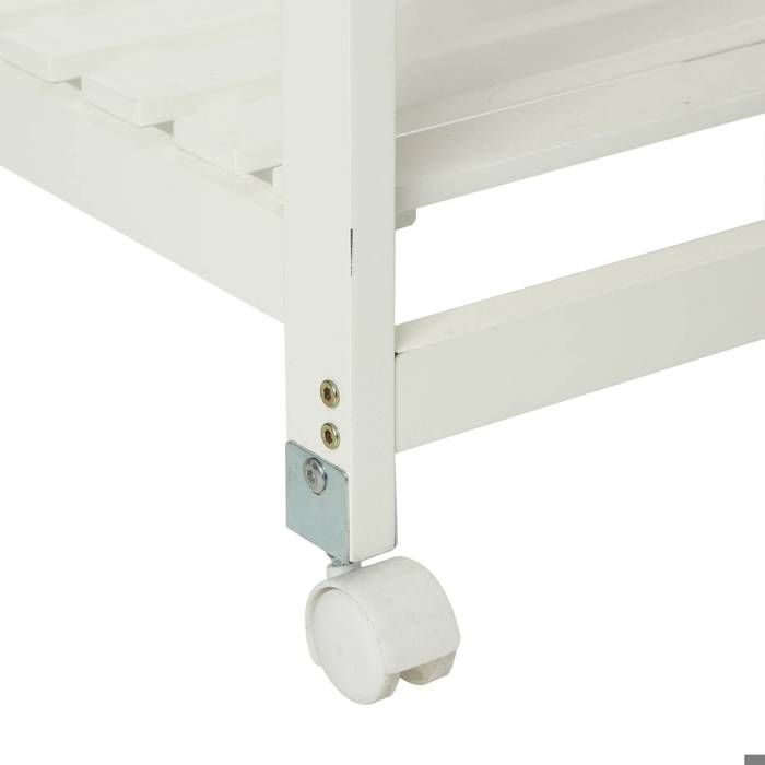 Carrello da cucina con vassoio in acciaio inox - Atmosphera Interior Designer
