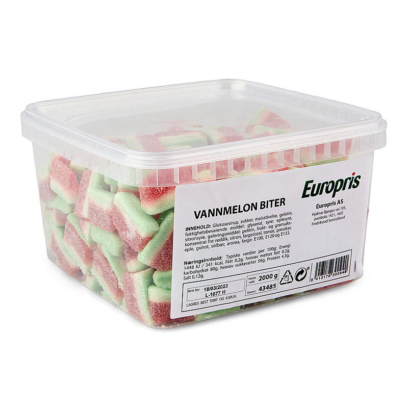 KnallGoodt vannmelonbiter 2,0 kg