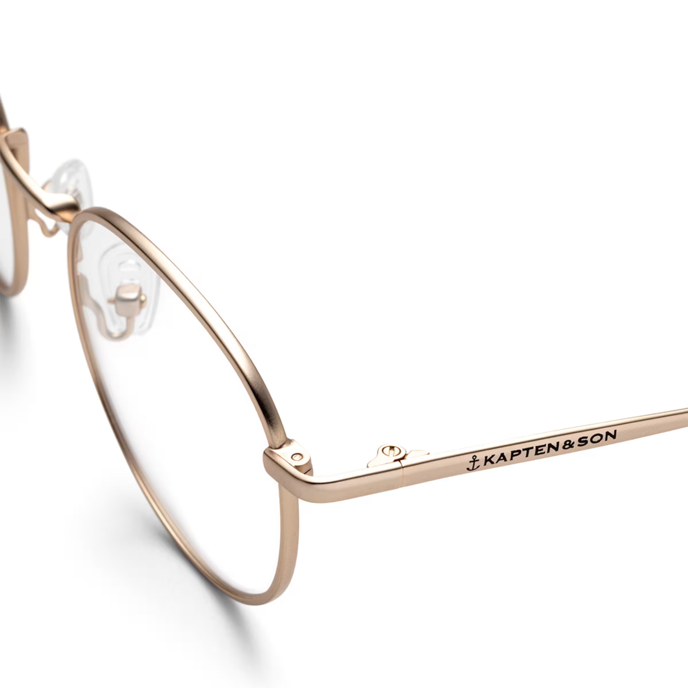 Londres Small Matt Gold avec verres correcteurs