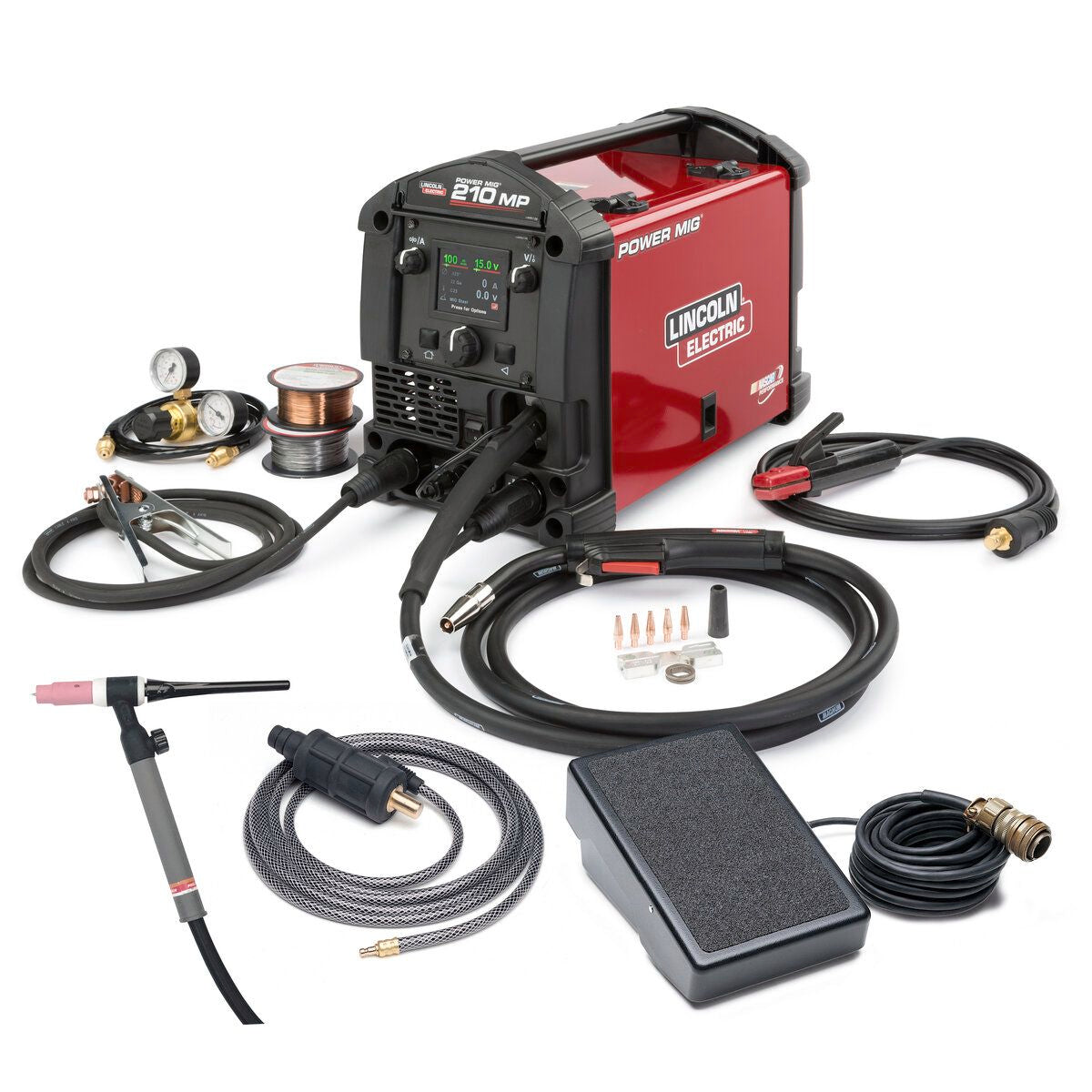Aparat de sudură multiproces POWER MIG 210 MP TIG One-Pak
