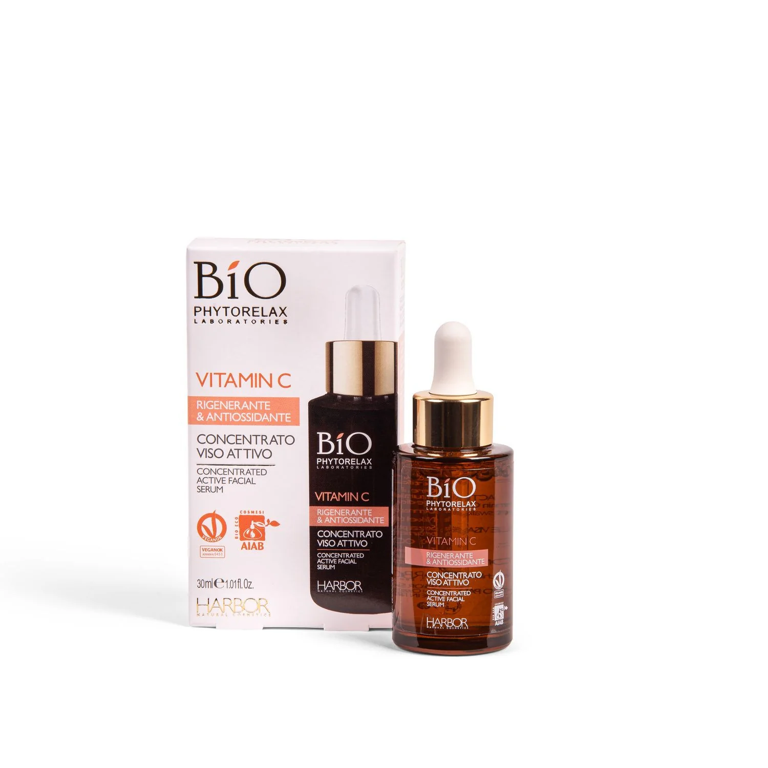 Skincare Vegan & Organic Vitamin C - Siero viso antimacchie, Siero viso illuminante