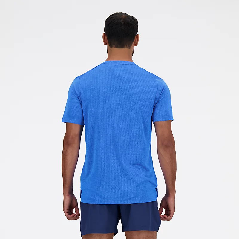 T-shirt sportiva da uomo - NIEBIESKI OASIS HEATHER