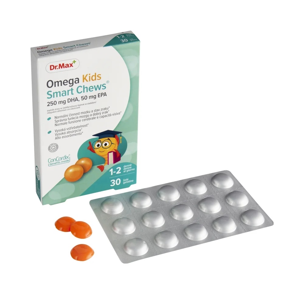 Dr. Max Dr. Max Omega Kids Bonbons à mâcher 30 Gelées