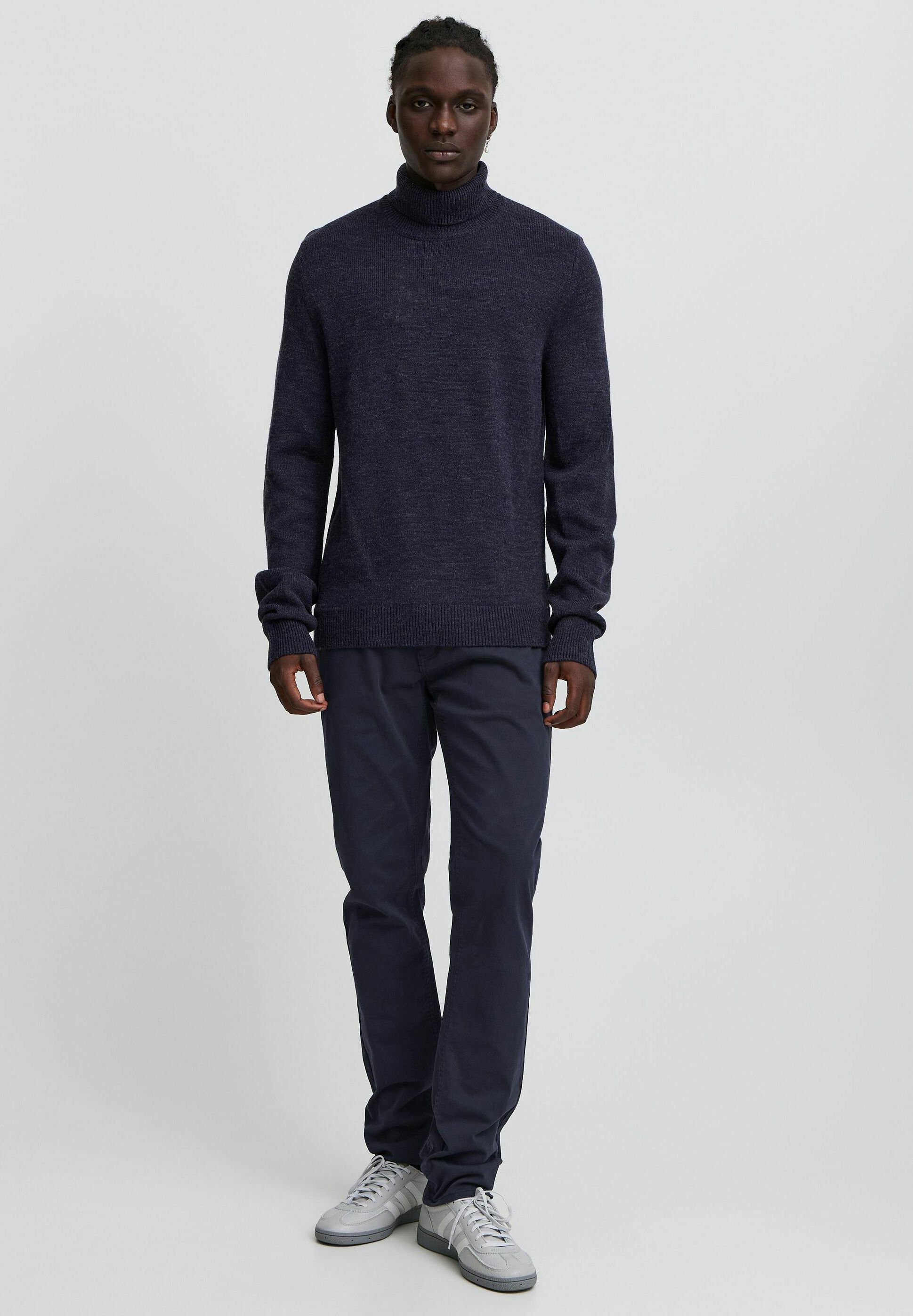 Pantalon Blend BHRODNEY coupe slim/regular jambe étroite - bleu marine foncé
