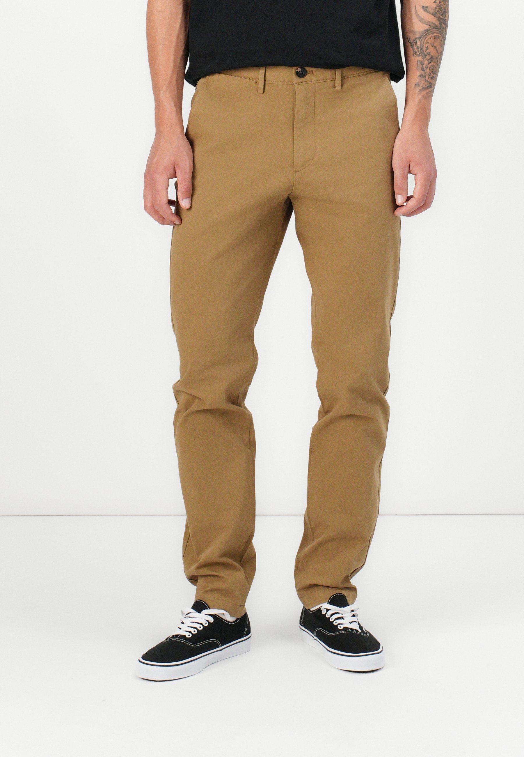 DOCKERS SMART FLEX TAPERED - Chino's - hermelijn
