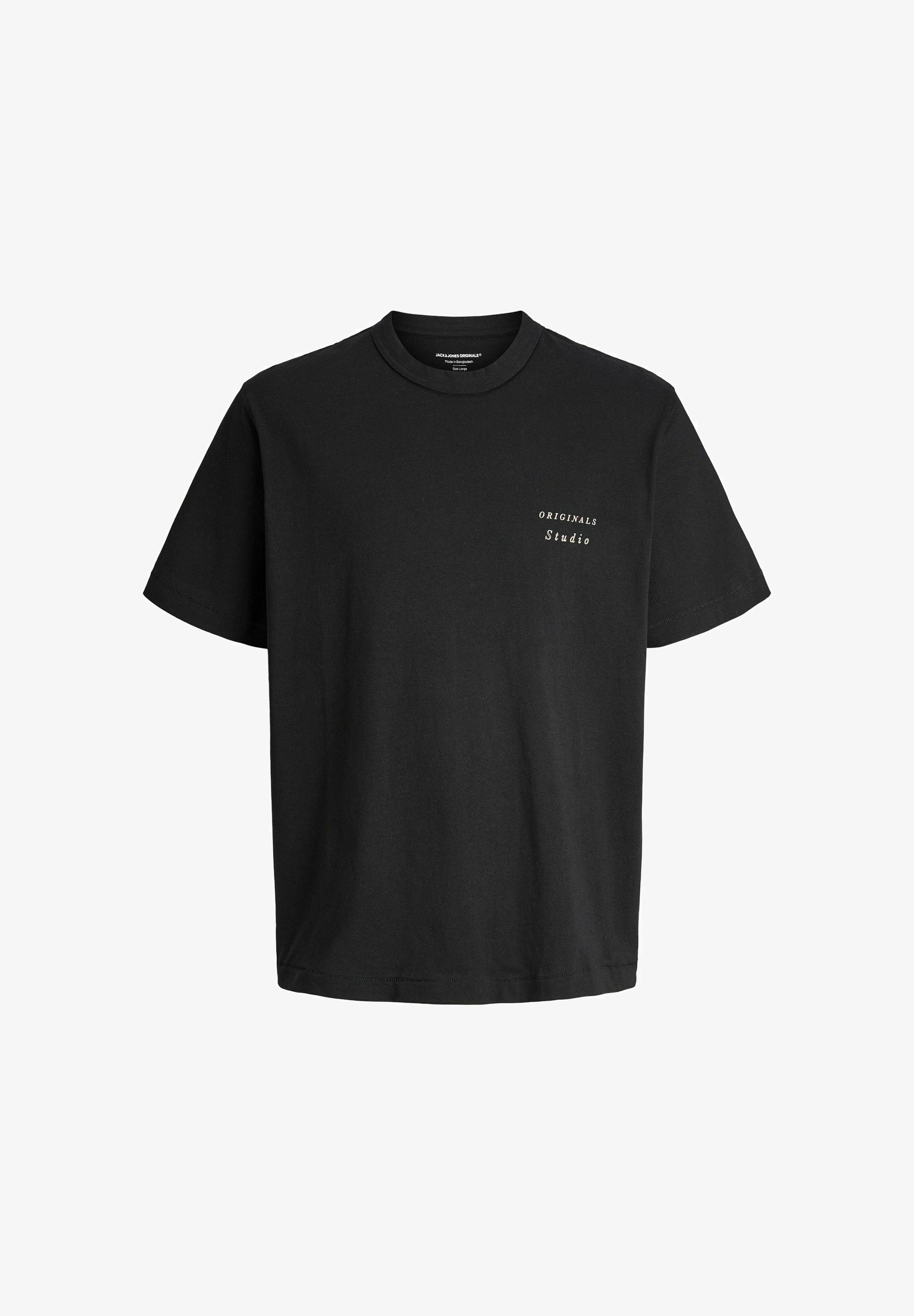 Jack & Jones T-shirt taglie forti - Stampa - nera