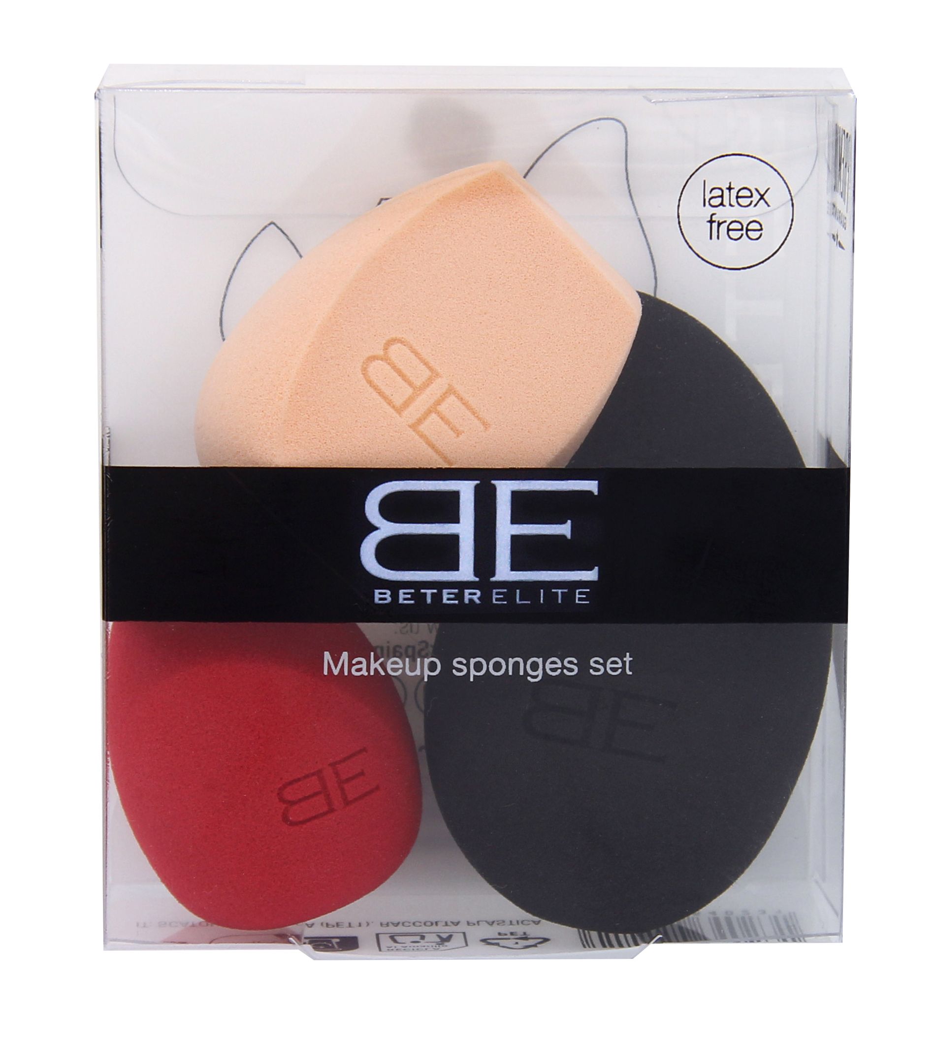 Elite Set spužvi za šminkanje bez lateksa Spužvice za šminkanje