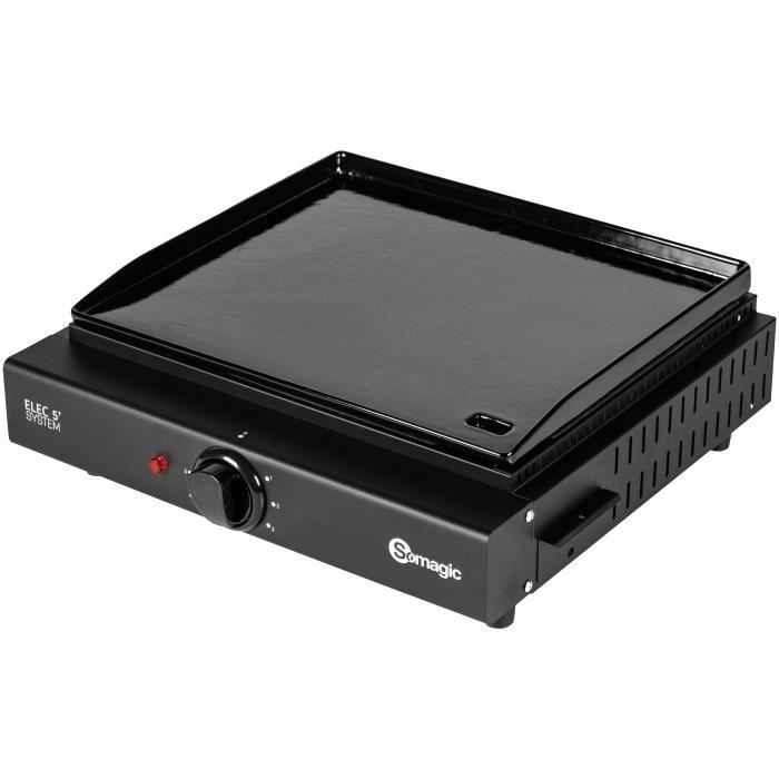 SOMAGIC Oliana electric griddle with 1 burner and cast iron plate - 43 x 37 cm