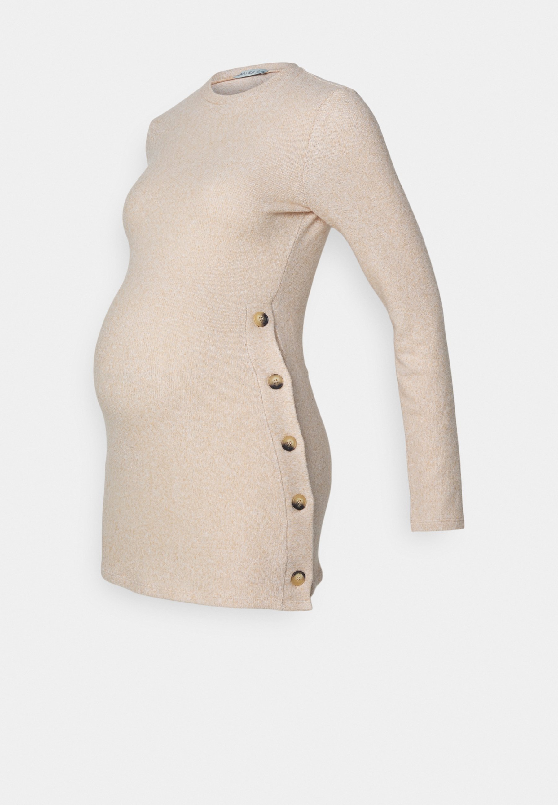 Blusa de manga comprida Anna Field MAMA - cor camelo