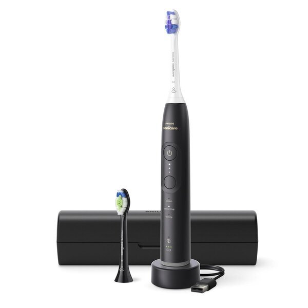 „Philips Sonicare 6500 Series HX7411/01“ elektrinis dantų šepetėlis, juodas