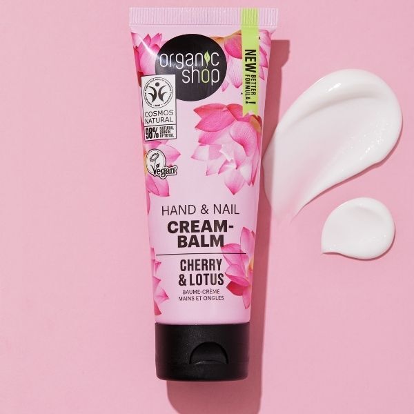 Organic Shop Hand- und Nagelcreme Kirsche & Lotus 75 ml