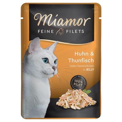 Filetes finos Miamor en gelatina 6 x 100 g