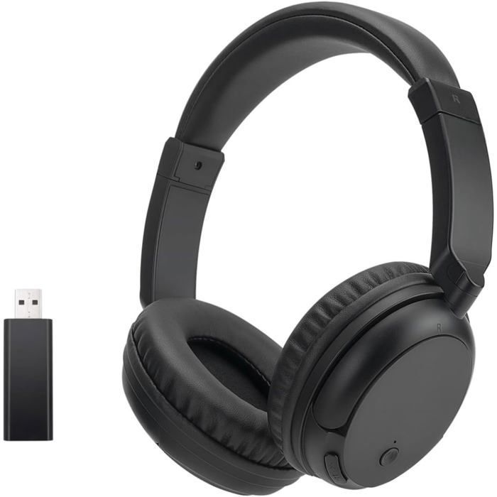 Wireless Bluetooth Headphones with FM Radio, Wireless On-Ear Headphones for TV, Computer and Phone [YC187]