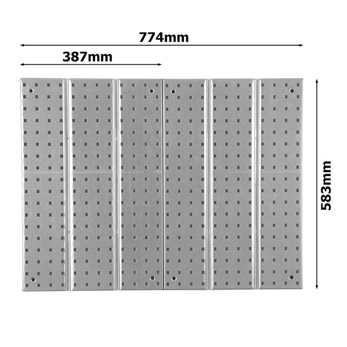 Werkzeugwand – Aufbewahrungssystem – Robuster Stahl – Modulares Design – Werkzeughalter – Werkstatt/Garage