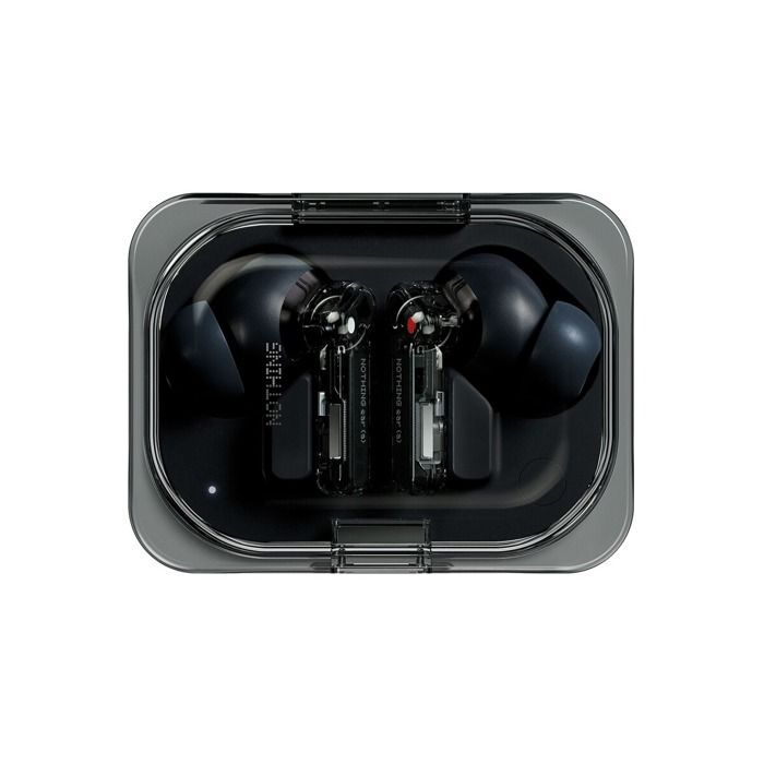 Fones de ouvido sem fio Nothing Ear (a) Bluetooth com cancelamento de ruído ativo, pretos