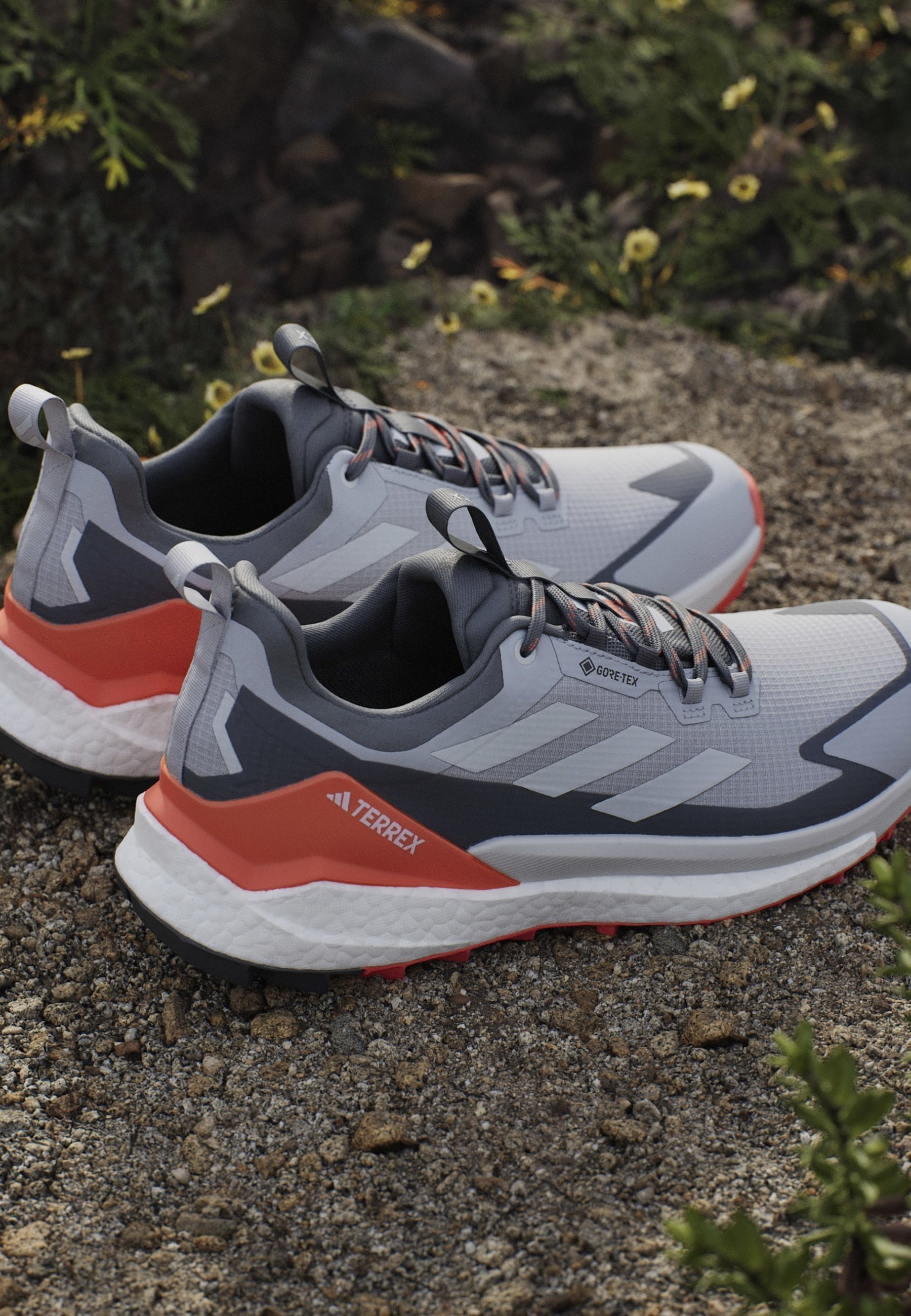 Adidas Terrex FREE LOW GTX - Klimschoenen - grijs twee grijs één grijs vijf