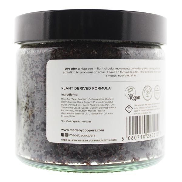 Bodyscrub met koffie en munt van Coopers, 250 g
