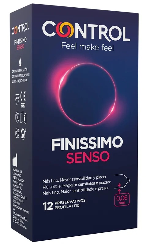 CONTROL Controle Finissimo Senso 12 stuks Ultradun