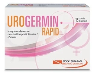 POOL PHARMA Urogermin Rapid voedingssupplement voor de gezondheid van de urinewegen 15 capsules