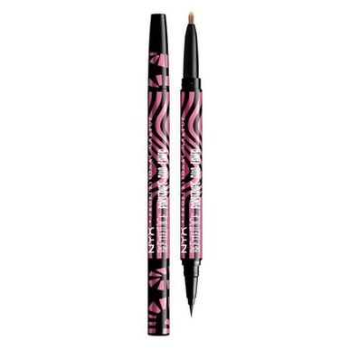 Lápiz delineador de ojos Nyx Professional Makeup Pinstripe Beetlejuice, 1 unidad