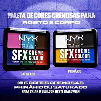 „Nyx Professional Makeup SFX Crème Color 2“ veido ir kūno dažų paletė (1 vnt.)