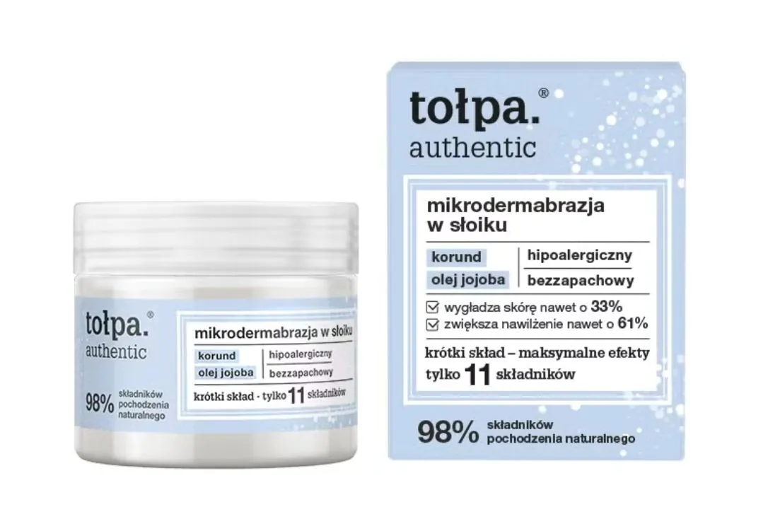 Tołpa Authentic Mikrodermabrazja w słoiku