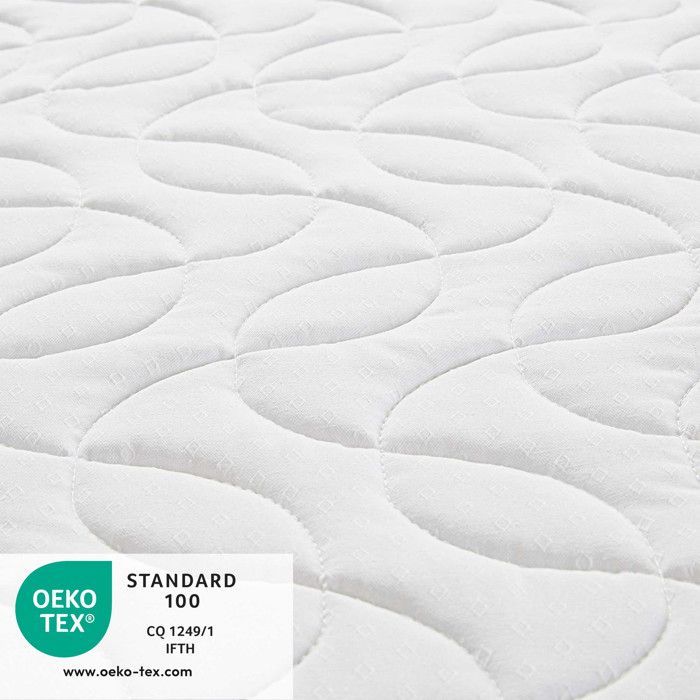 Colchón para bebé con aire acondicionado - BABYSOM - 70x140 cm - Reversible (Verano/Invierno) - Acolchado - Antiácaros - Oeko-Tex®