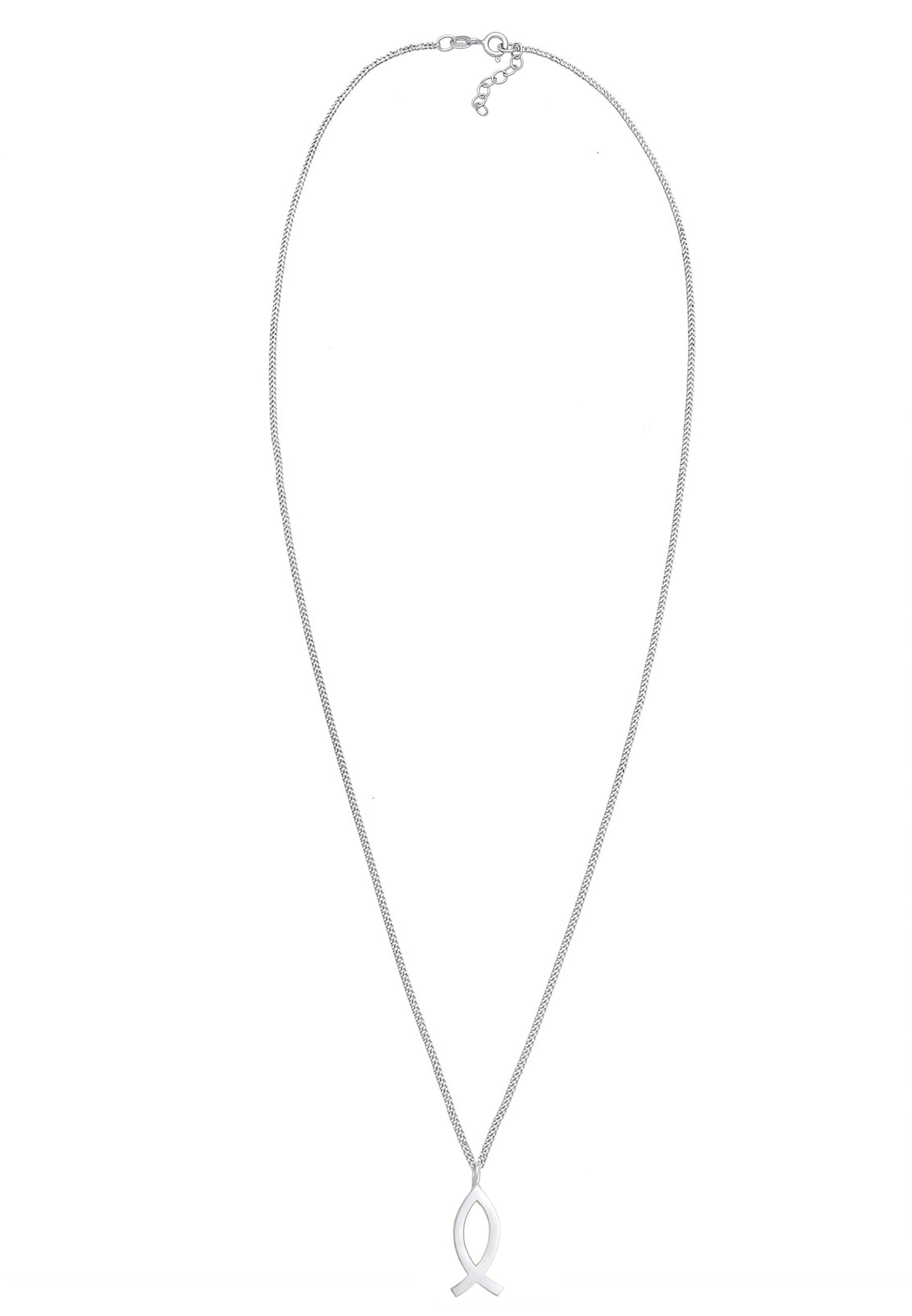 Elli Poisson Pendentif Réligion Connexion Collier Enfant - (925/1000) Argent