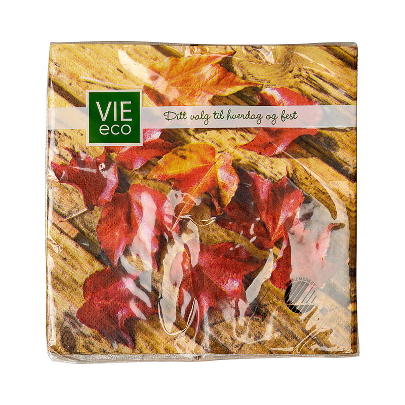 Vie Eco Servietter 20-pakning 33x33 cm, Høst