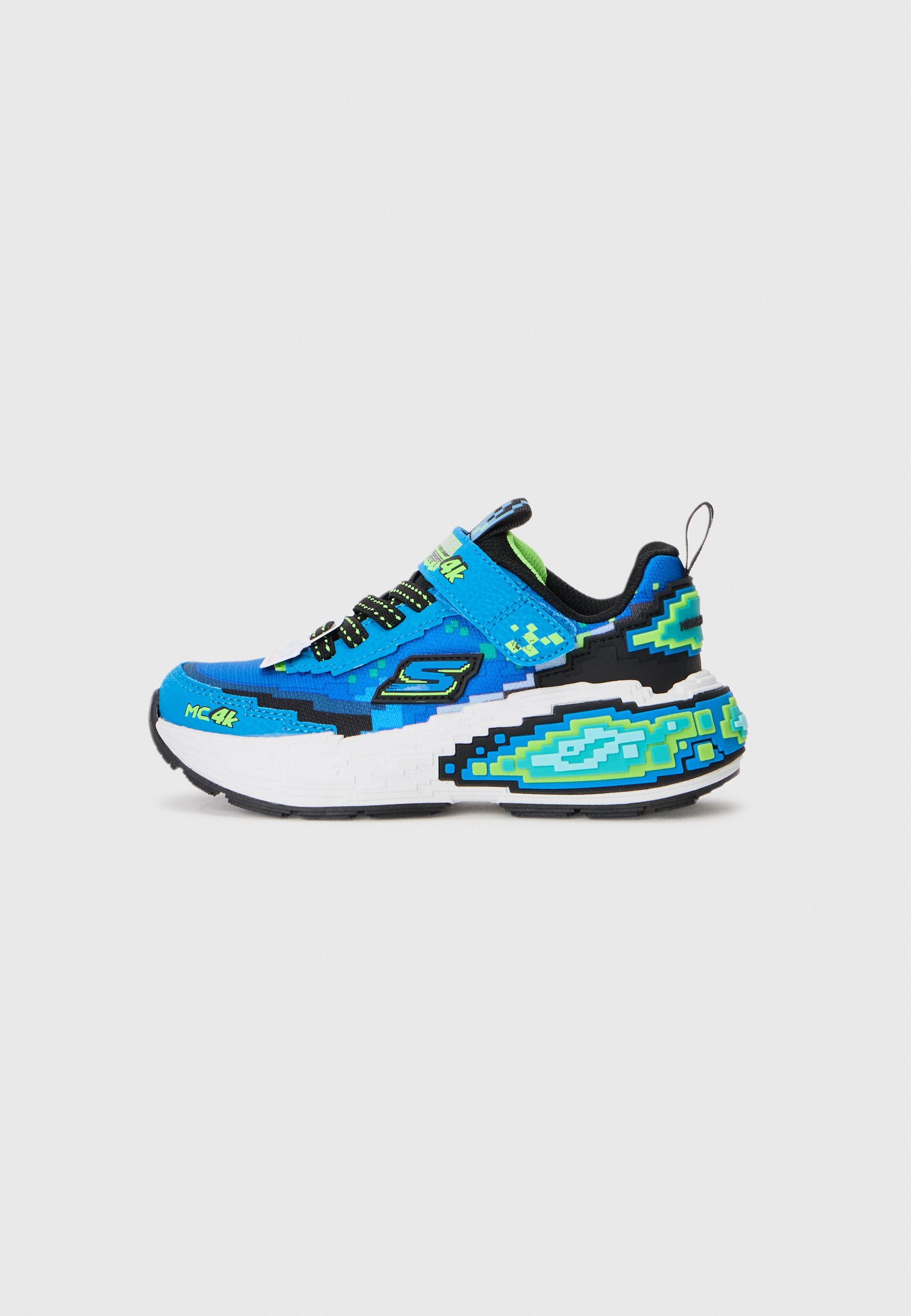 Skechers MEGA CRAFT 4K - Baskets - bleu/citron vert/noir