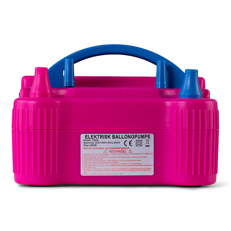 Pompa elettrica per palloncini Giform con 2 ugelli