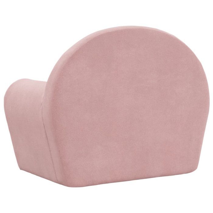 Sofá infantil vidaXL, mini sofá com capa removível, sofá para criança, móveis para quarto infantil, rosa 356985
