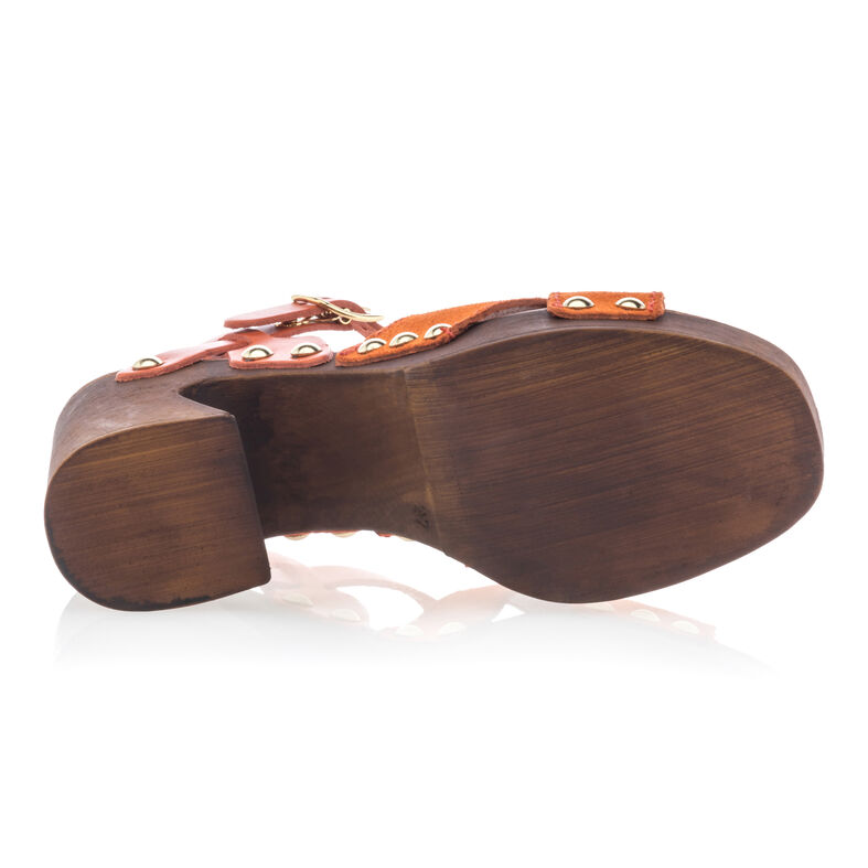 Women's Orange Mules/Clogs