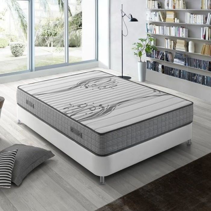 Colchón de espuma viscoelástica BOSTON de 160x200 cm de grosor, marca marcKonfort