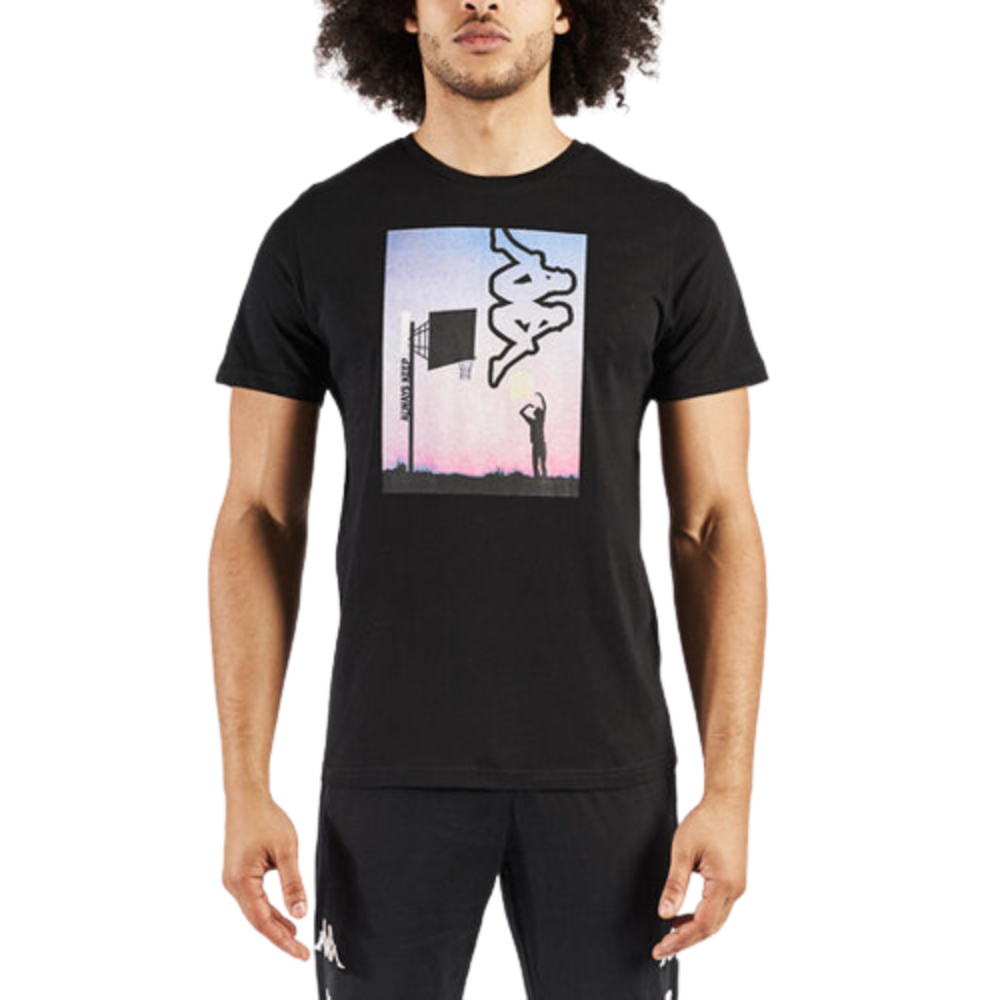 T-shirt de basket-ball avec logo Kappa 381982w