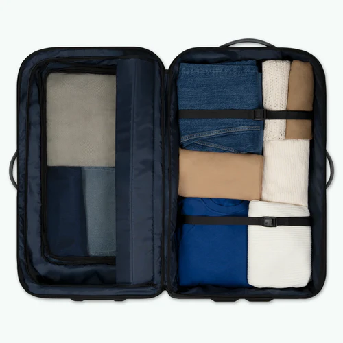 Cabaia Getaria stor blød kuffert med 2 hjul, grå
