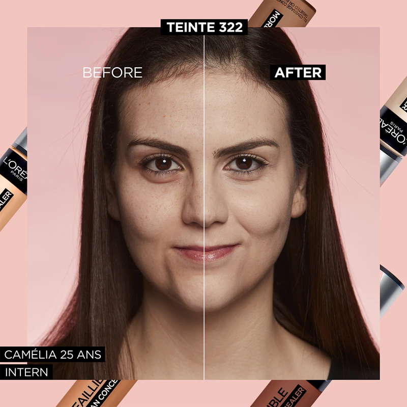 Corretivo L'Oréal Paris Infaillible 24h More Than Concealer com acabamento matte