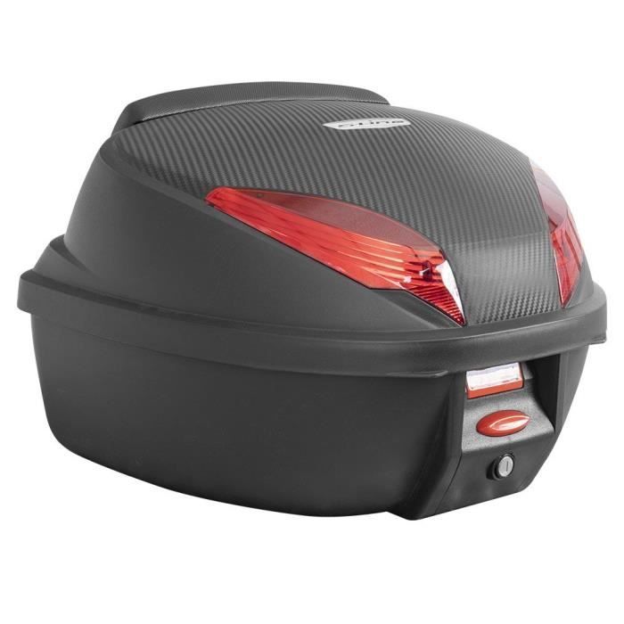 35L Top Case - BRAND - Black - Carbon Fiber - Removable with keys